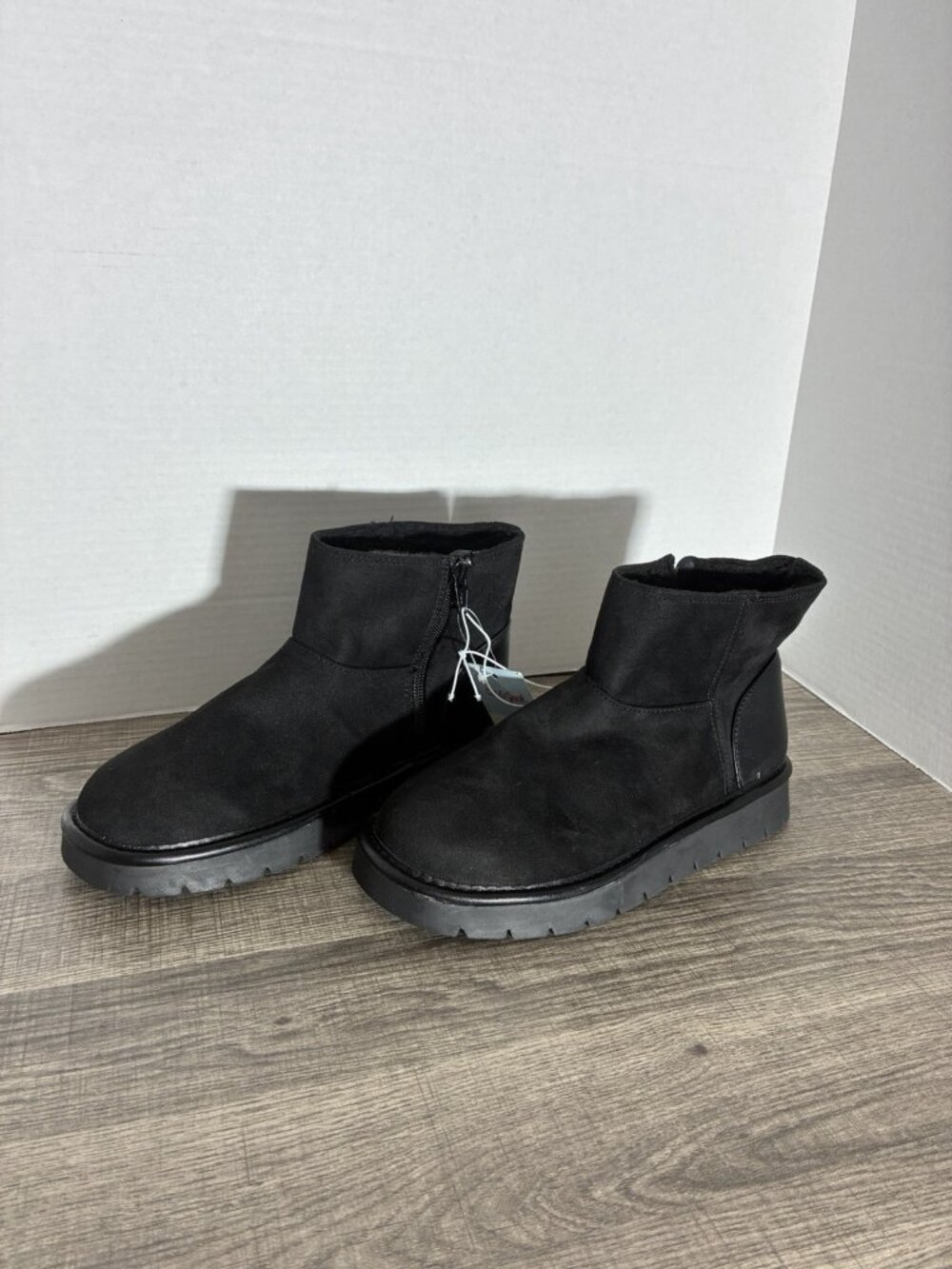 Cat And Jack Girls Black Honor Flux Boots, Size US 3, New